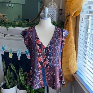 Anthropologie | Sanctuary Patchwork Blouse